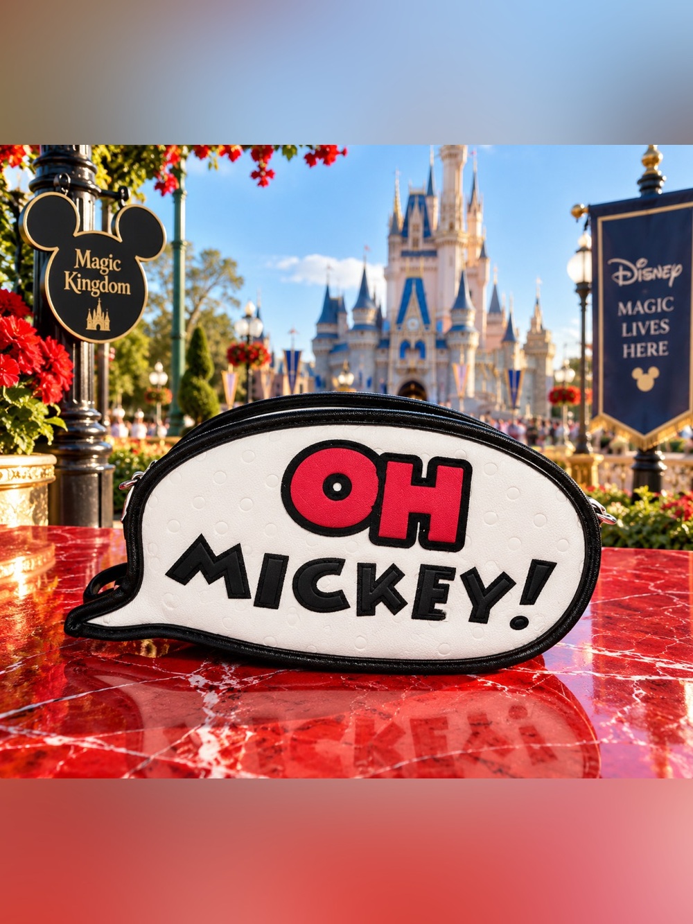 Disney “Oh Mickey!” Speech Bubble Crossbody Bag